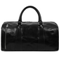 Reisetasche in Schwarz aus Leder