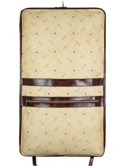 Kleidersack in Braun aus Leder - leder-accessoires.com