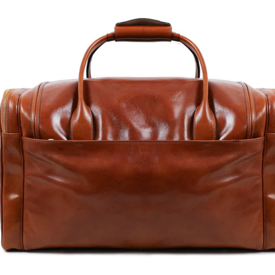 Reisetasche in Cognac aus Leder - leder-accessoires.com