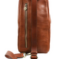 Gürteltasche|Bodybag aus Leder in Cognac