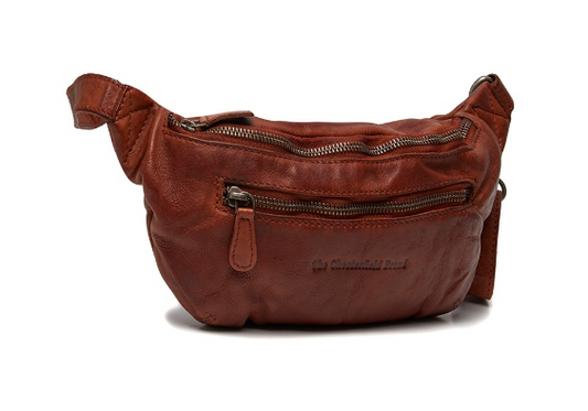 Gürteltasche|Bodybag in Cognac aus Leder