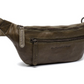 Gürteltasche|Bodybag in Grün|Olive aus Leder