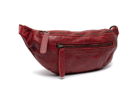 Gürteltasche|Bodybag in Rot aus Leder
