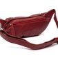 Gürteltasche|Bodybag in Rot aus Leder