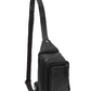 Gürteltasche|Bodybag in Schwarz aus Leder