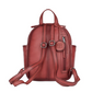 Rucksack in Rot aus Leder