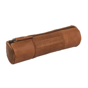 Stiftetui in Cognac aus Leder - leder-accessoires.com