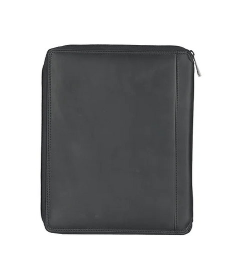 Dokumentenmappe|Organizer in Schwarz aus Leder - leder-accessoires.com