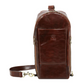 Gürteltasche|Bodybag aus Leder in Braun