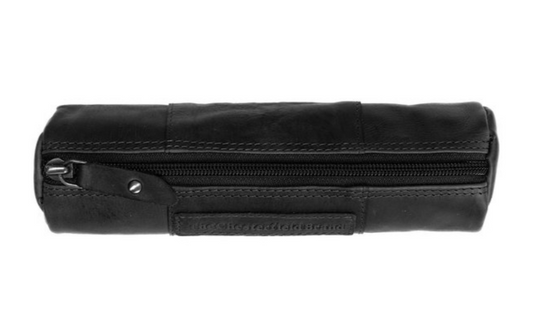 Stiftetui in Schwarz aus Leder