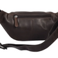 Gürteltasche|Bodybag in Braun aus Leder