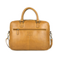 Businesstasche|Handtasche Gelb|Ocker in Flechtoptik aus Leder