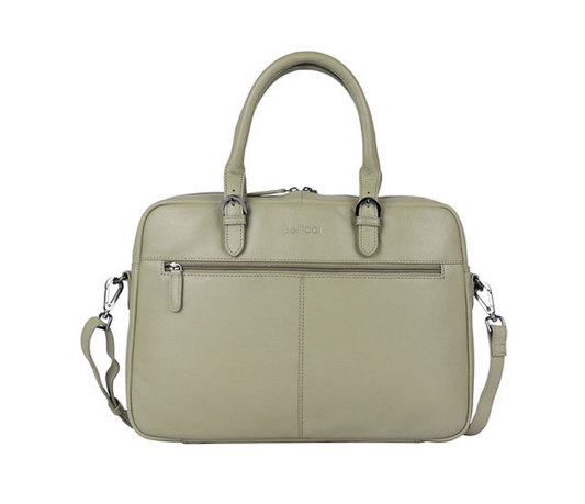 Businesstasche|Handtasche Mint|Olive aus Leder