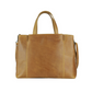 Shopper in Cognac aus Leder