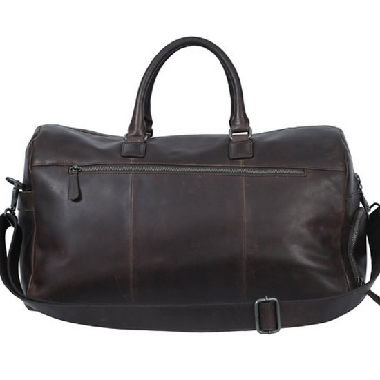 Reisetasche in Braun aus Leder - leder-accessoires.com