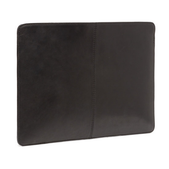 Laptophülle Schwarz 15 " aus Leder - leder-accessoires.com