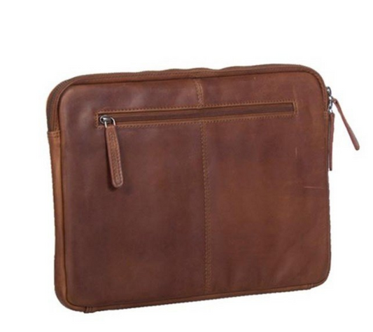 Laptophülle Cognac 14 " aus Leder