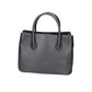 Kurzgrifftasche in Schwarz aus Leder