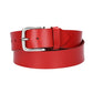 Ledergürtel Kids 30mm in Rot mit Dornschließe in Silber