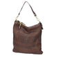 Shopper Flecht in Braun aus Leder