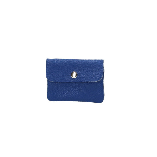 Minibörse in Blau aus Leder - leder-accessoires.com