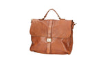 Aktentasche Ethan aus Leder in Cognac