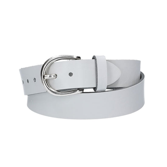 Ledergürtel Kids 25mm in Weiss mit Schließe in Silber - leder-accessoires.com
