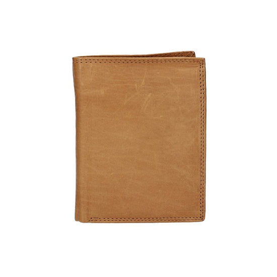Geldbörse Hochformat in Cognac aus Leder - leder-accessoires.com