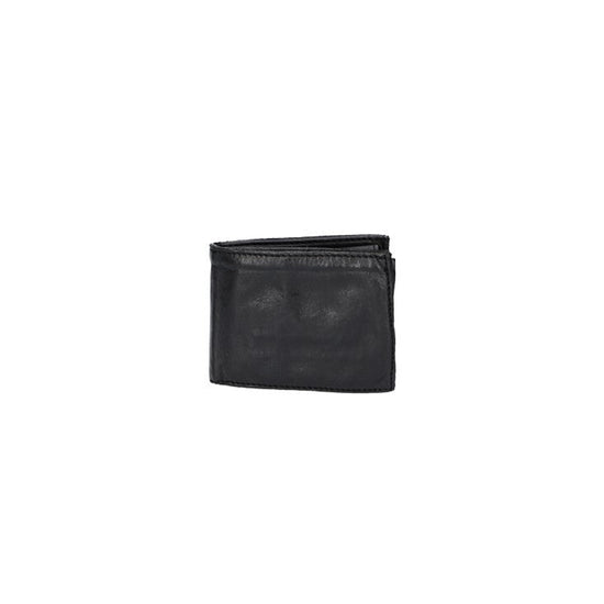 Campomaggi Lederbörse Querformat in Schwarz mit zusätzlicher Klappe - leder-accessoires.com