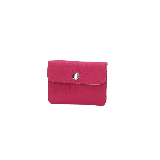 Minibörse in Pink aus Leder