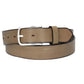 Ledergürtel Sand|Beige 35mm mit Dornschließe in Silber