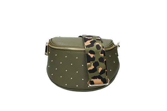Gürteltasche Alena aus Leder in Oliv|Khaki - leder-accessoires.com