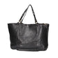 Shopper in Schwarz aus Leder