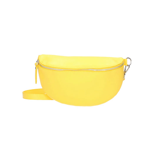 Bodybag|Gürteltasche in Gelb aus Leder - leder-accessoires.com