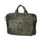 Businesstasche|Messanger Bag in Grün|Oliv mit Reißverschluss und Vortasche