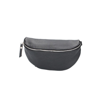 Bodybag|Gürteltasche in Schwarz Leder