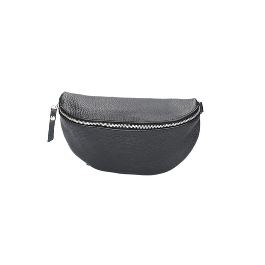 Bodybag|Gürteltasche in Schwarz Leder - leder-accessoires.com