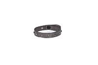 Armband mit Swarovski in Grau|Taupe aus Leder