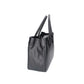 Kurzgrifftasche 34x23x13cm in Schwarz aus Leder