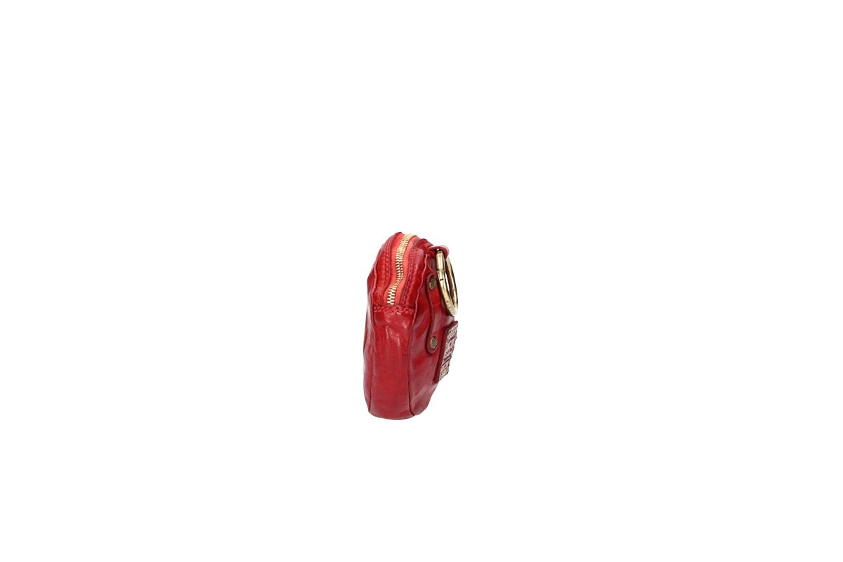 Gürteltasche in Rot aus Leder