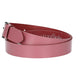 Ledergürtel 30mm in Rosa mit Dornschließe in Silber