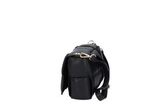 Umhängetasche| Kastettenbag in Schwarz aus Leder
