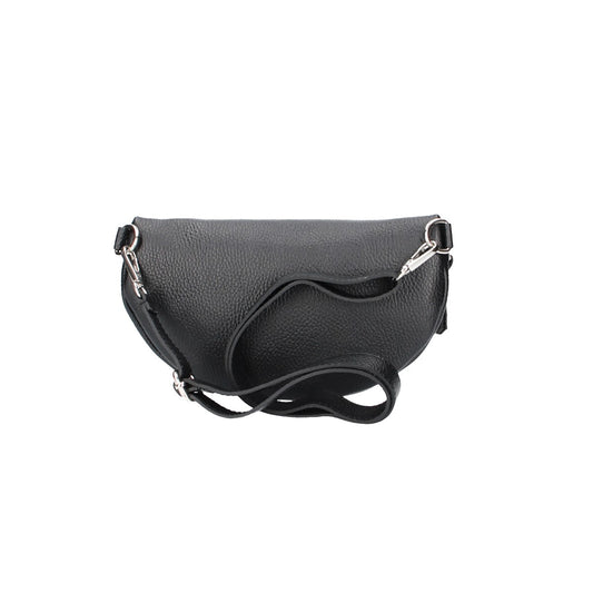 Bodybag|Gürteltasche in Schwarz Leder - leder-accessoires.com