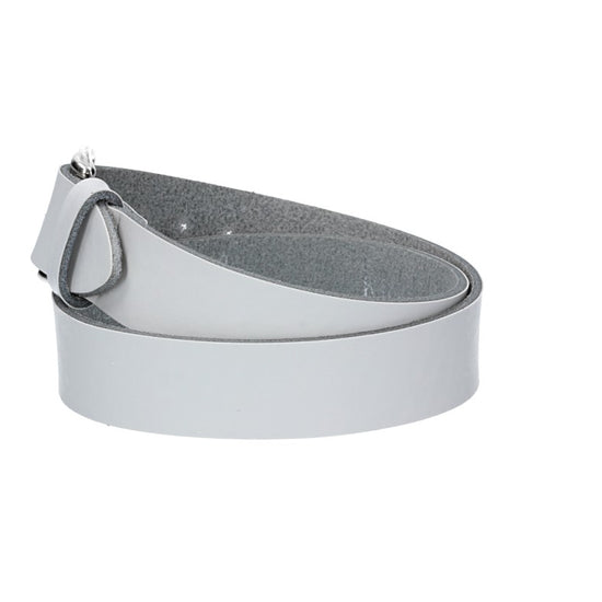 Ledergürtel Kids 25mm in Weiss mit Schließe in Silber - leder-accessoires.com