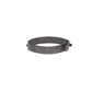 Armband mit Swarovski in Grau|Taupe aus Leder