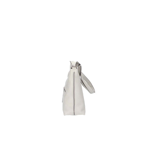 Schultertasche in Perla|Natur aus Leder