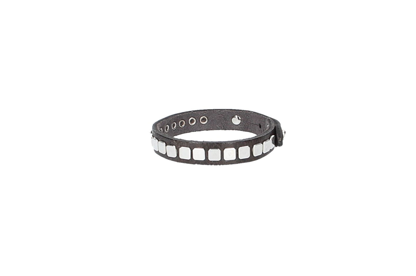 Armband Braun mit Nieten aus Leder