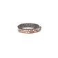 Armband  Bunt|Metallic mit  Sternen aus Leder