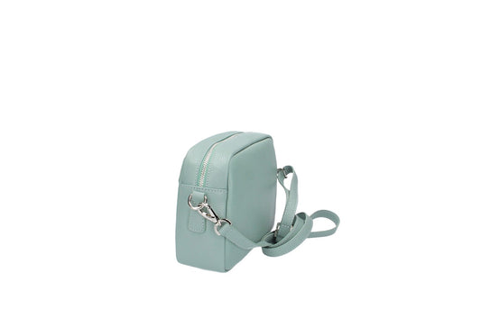 Umhängetasche in Mint aus Leder - leder-accessoires.com