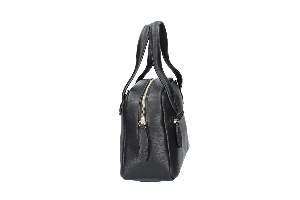 Kurzgrifftasche klein in Schwarz - leder-accessoires.com